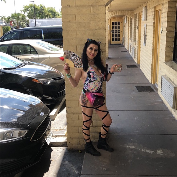 Acid sky collection bodysuit